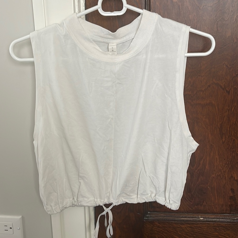 Lululemon white tank top